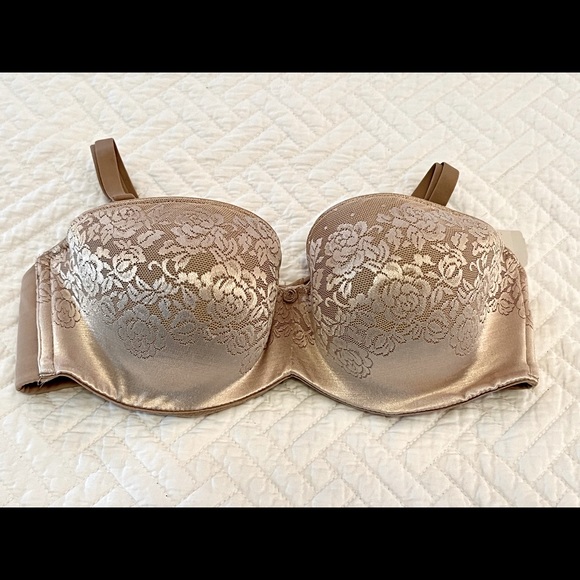 SOMA Stunning Support Strapless Convertible Bra Soft Tan 36C NWT - Picture 2 of 6